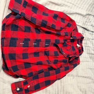 GAP Red and Blue Plaid Shirt